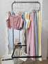 Mo.studio Sleeveless Button Down Crop Tops with Pants